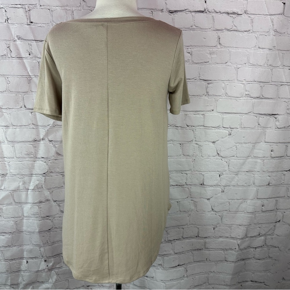 NWT zenana premium boutique Classic mocha V-Neck Womens knit tunic Top layer - Picture 3 of 8